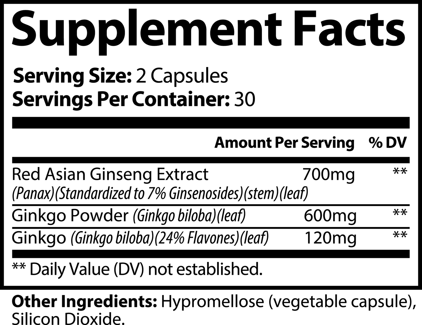 GINKO BILOBA + GINSENG